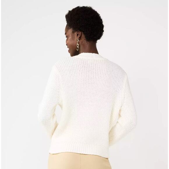 NWT Nine West Twist-Front Cutout Sweater sz S - Picture 2 of 3